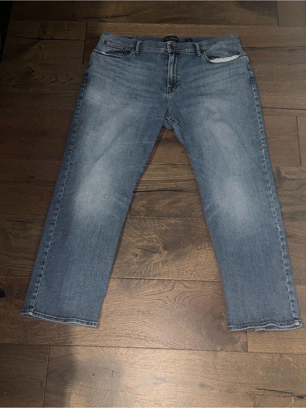 Men's Blue Denim Jeans - Classic Straight Fit